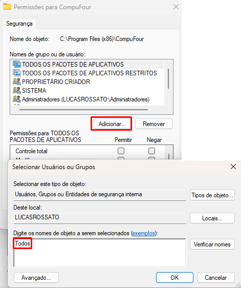 Compufour maio 31st, 2025 Além de todas as configurações de rede necessárias para que os computadores possam interligar as informações, existe um processo de extrema importância a ser realizado no computador Principal/Servidor do sistema. Tal procedimento possibilita que o computador Terminal/Estação tenha acesso completo para Leitura e Gravação nos dados do programa no Servidor.
