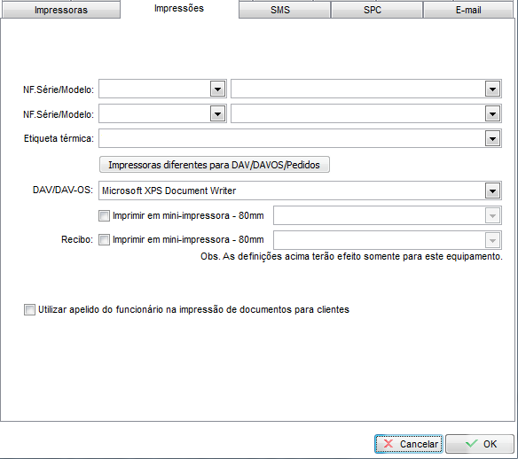 Compufour junho 2nd, 2025 Abaixo estarão listadas as funções das principais configurações disponíveis no sistema Clipp Store.