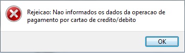 Compufour junho 8th, 2025 Ao emitir uma NFC-e, ocorre a seguinte mensagem:
